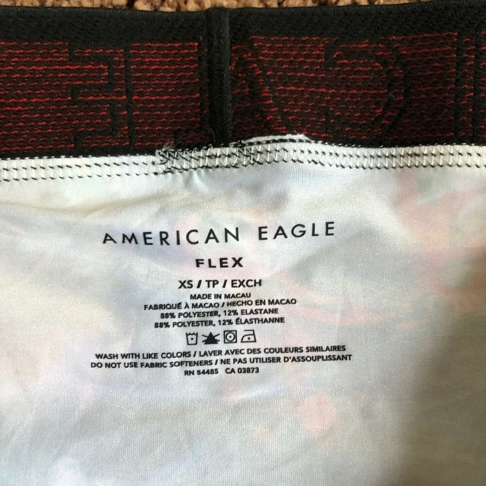 American Eagle Mens XL Red Santa‎ Elf Holiday Boxer Briefs Christmas Underwear